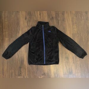 The North Face Women’s Black and Blue Fleece Jacket